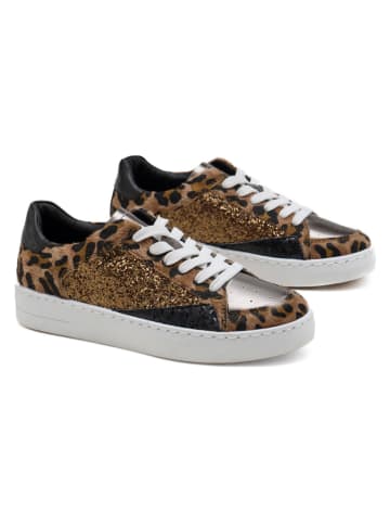 C'M Sneakersy w kolorze brązowym