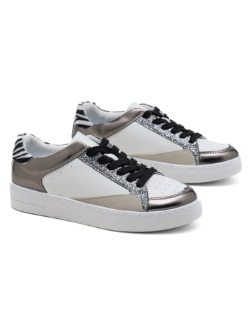 C'M Sneakers in Weiß/ Gold