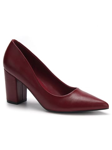 C'M Czółenka w kolorze czerwonym