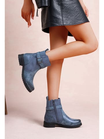 Foreverfolie Boots in Blau