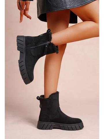 Foreverfolie Winterboots in Schwarz