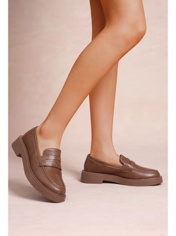 Foreverfolie Mocassins bruin