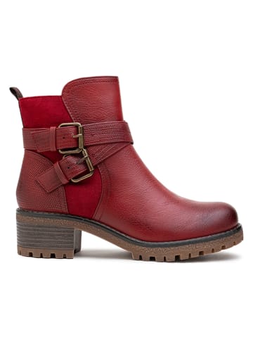 Foreverfolie Stiefeletten in Rot