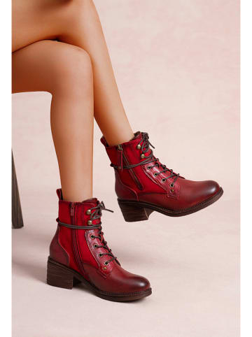 Foreverfolie Stiefeletten in Rot