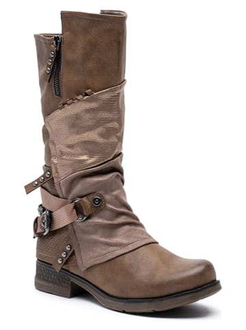 Foreverfolie Stiefel in Hellbraun