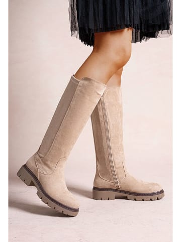 Foreverfolie Stiefel in Beige