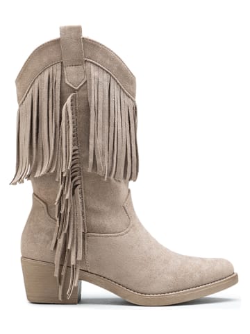 Foreverfolie Stiefeletten in Beige