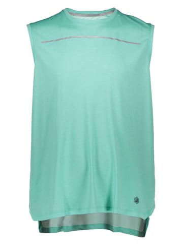 asics Top sportowy w kolorze turkusowym