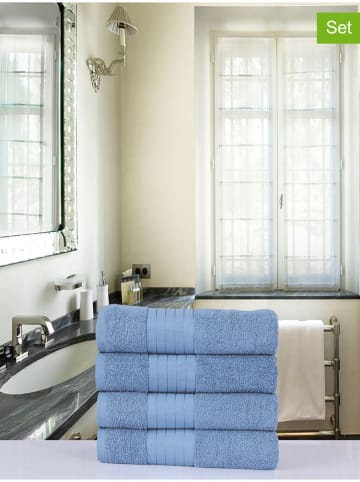 Hip 4er-Set: Handtücher in Hellblau