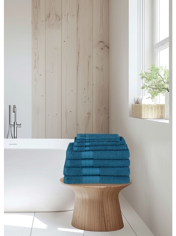 Good Morning 8tlg. Handtuch-Set in Petrol