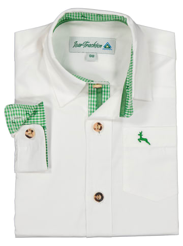 Isartrachten Trachtenhemd in Weiß