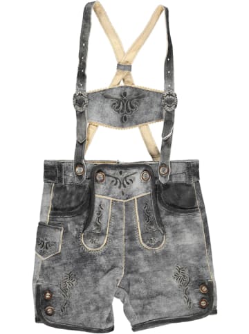 Isartrachten Lederhose in Grau