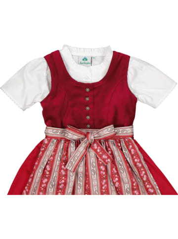 Isartrachten Dirndl in Rot
