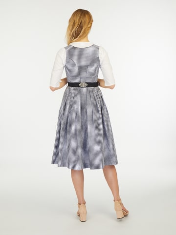 Berwin & Wolff Dirndl in Dunkelblau/ Weiß