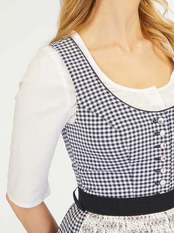 Berwin & Wolff Dirndl in Dunkelblau/ Weiß