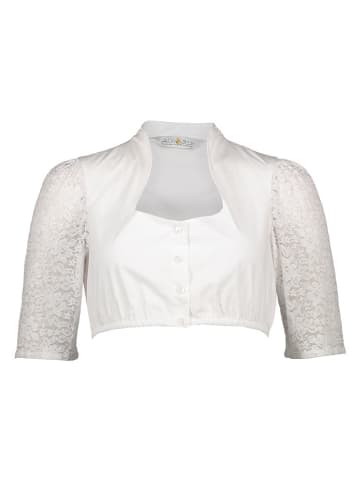 Almsach Dirndlbluse in Weiß