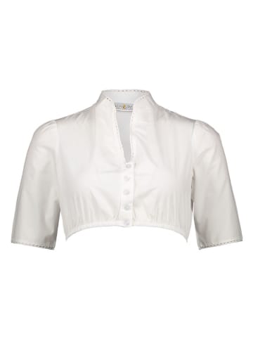 Almsach Dirndlbluse in Weiß