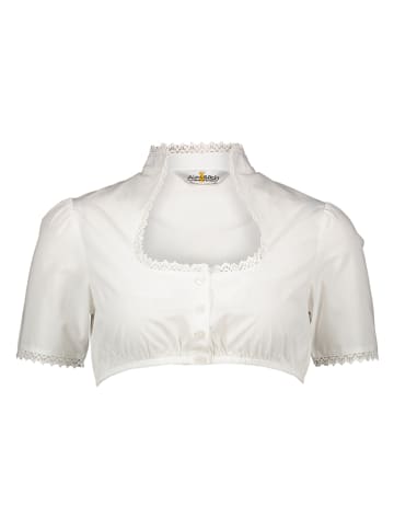 Almsach Dirndlbluse in Weiß