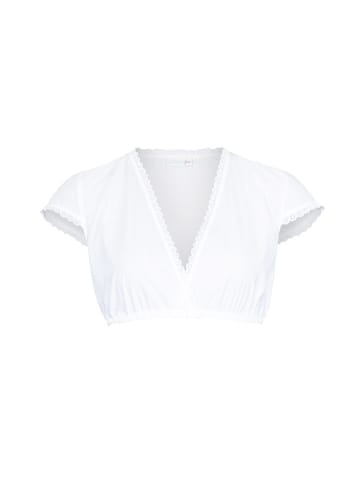 Melega Dirndlbluse ''Nelia'' in Weiß
