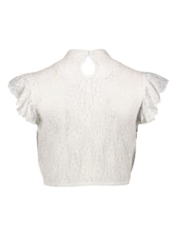 Almsach Dirndlbluse in Weiß