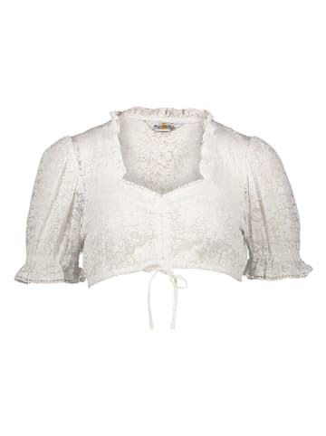 Almsach Dirndlbluse in Weiß