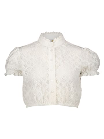 Almsach Dirndlbluse in Weiß