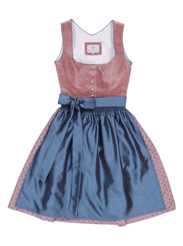 Alpenfee Dirndl ''Sissi'' in Rosa/ Blau