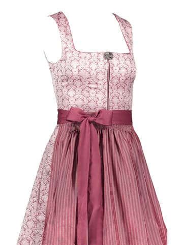 Turi Landhaus Dirndl in Rot/ Weiß