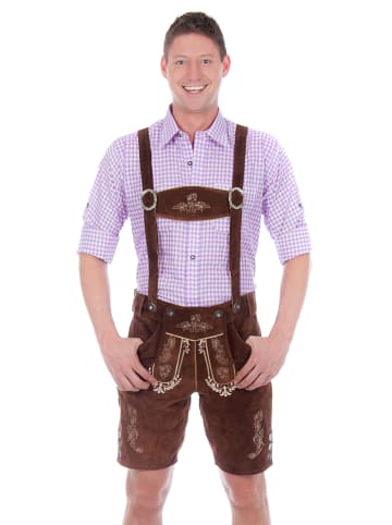 Edelnice Lederhose in Braun