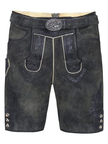 Edelnice Lederhose "Alois" in Dunkelblau