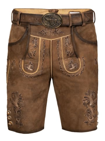Edelnice Lederhose "Markus" in Braun