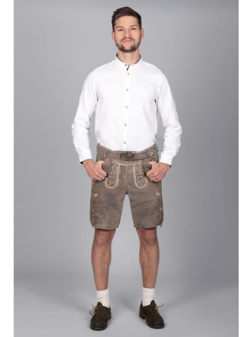 Edelnice Lederhose "Kare" in Hellbraun