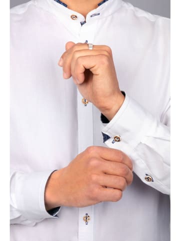 Edelnice Trachtenhemd "Simon" in Weiß