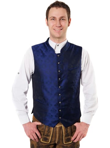 Edelnice Trachtenweste "Konstantin" in Blau