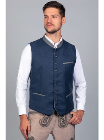 Edelnice Wolltrachtenweste "Christian" in Dunkelblau