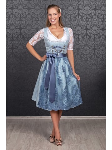 Edelnice Dirndl "Chloe" in Hellblau/ Blau