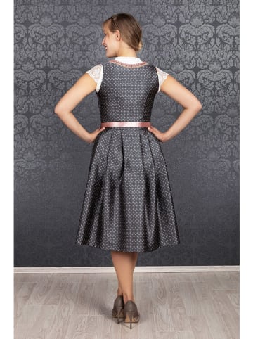Edelnice Dirndl "Béatrice" in Anthrazit/ Rosa