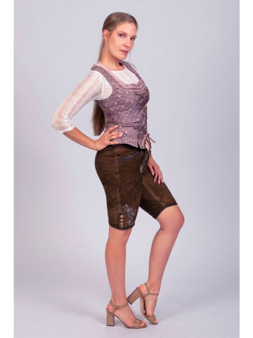 Edelnice Lederhose "Steffi" in Braun