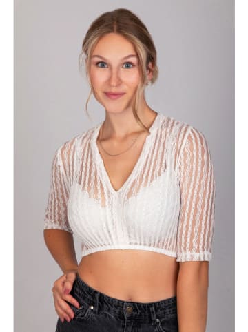 Edelnice Dirndlbluse "Anna" in Creme