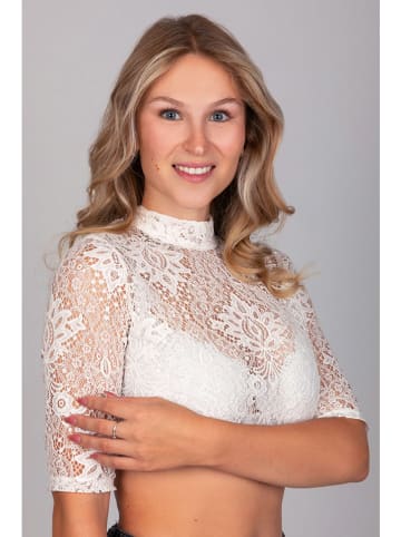 Edelnice Dirndlbluse "Sissi" in Creme