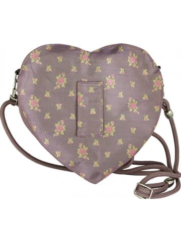 Edelnice Dirndltasche "Madeleine" in Lila - (B)16 x (H)17 x (T)3 cm