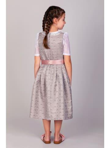 Edelnice Dirndl "Aurelie" in Rosa/ Grau