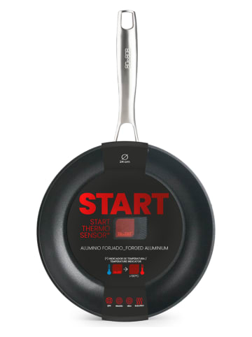 Ibili Patelnia "Start" w kolorze czarnym - Ø 24 cm