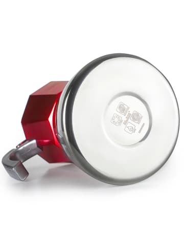 Ibili Kawiarka "Elba" w kolorze czerwono-srebrnym - 600 ml