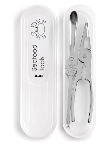 Ibili 5-częściowy zestaw w kolorze srebrnym do owoców morza