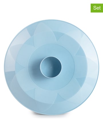 Ibili 2er-Set: Wendedeckeln ''Basic'' in Hellblau - Ø 29,5 cm