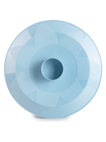 Ibili Pokrywki (2 szt.) "Basic" w kolorze beżowo-błękitnym - Ø 29,5 cm