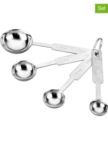 Ibili 4-delige set: roestvrijstalen maatlepels
