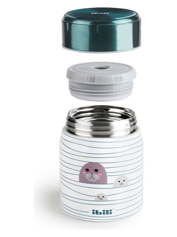 Ibili Isoleerbeker "Marea" wit/groen - 500 ml