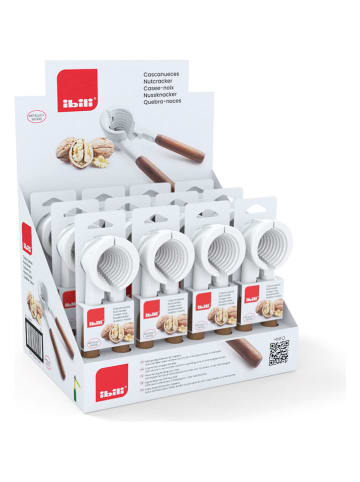 Ibili Nussknacker in Weiß/ Hellbraun - (L)19 cm